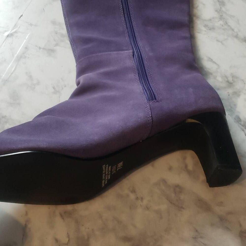 Chadwicks Purple Highheel Boots - Picture 6 of 12